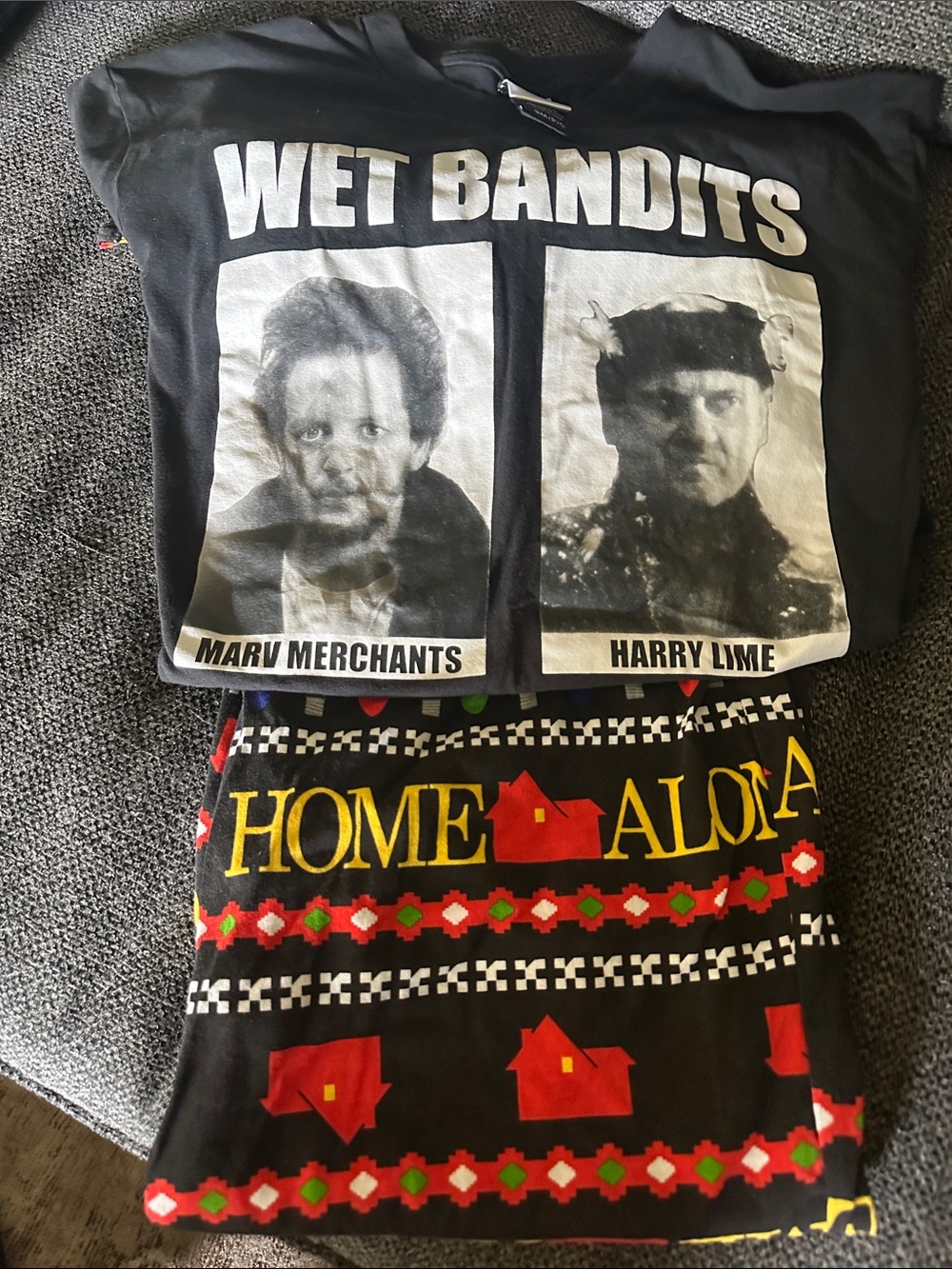 Black 'Wet Bandits' Graphic Furniture Cover - Home Accents